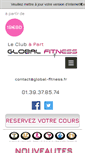 Mobile Screenshot of global-fitness.fr